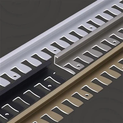 Acabamento de ladrilho cromado de 15 mm