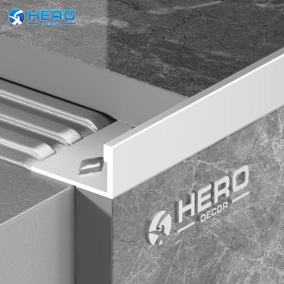 HERO-HM-L-139 Aluminum L Shaped Tile Edging Trim HERO-HM-L-139 Aluminum L Shaped Tile Edging Trim