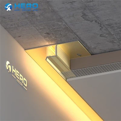 Led de teto com lacuna de sombra